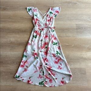 Floral Wrap Dress